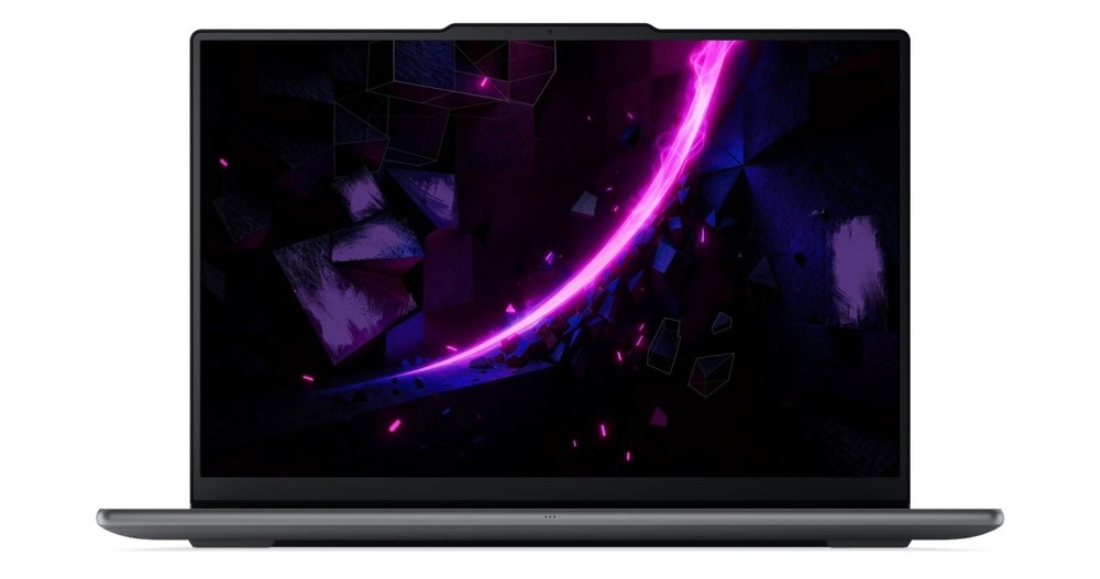 Otvorený a zapnutý notebook Lenovo Yoga Pro 9 16IPH11
