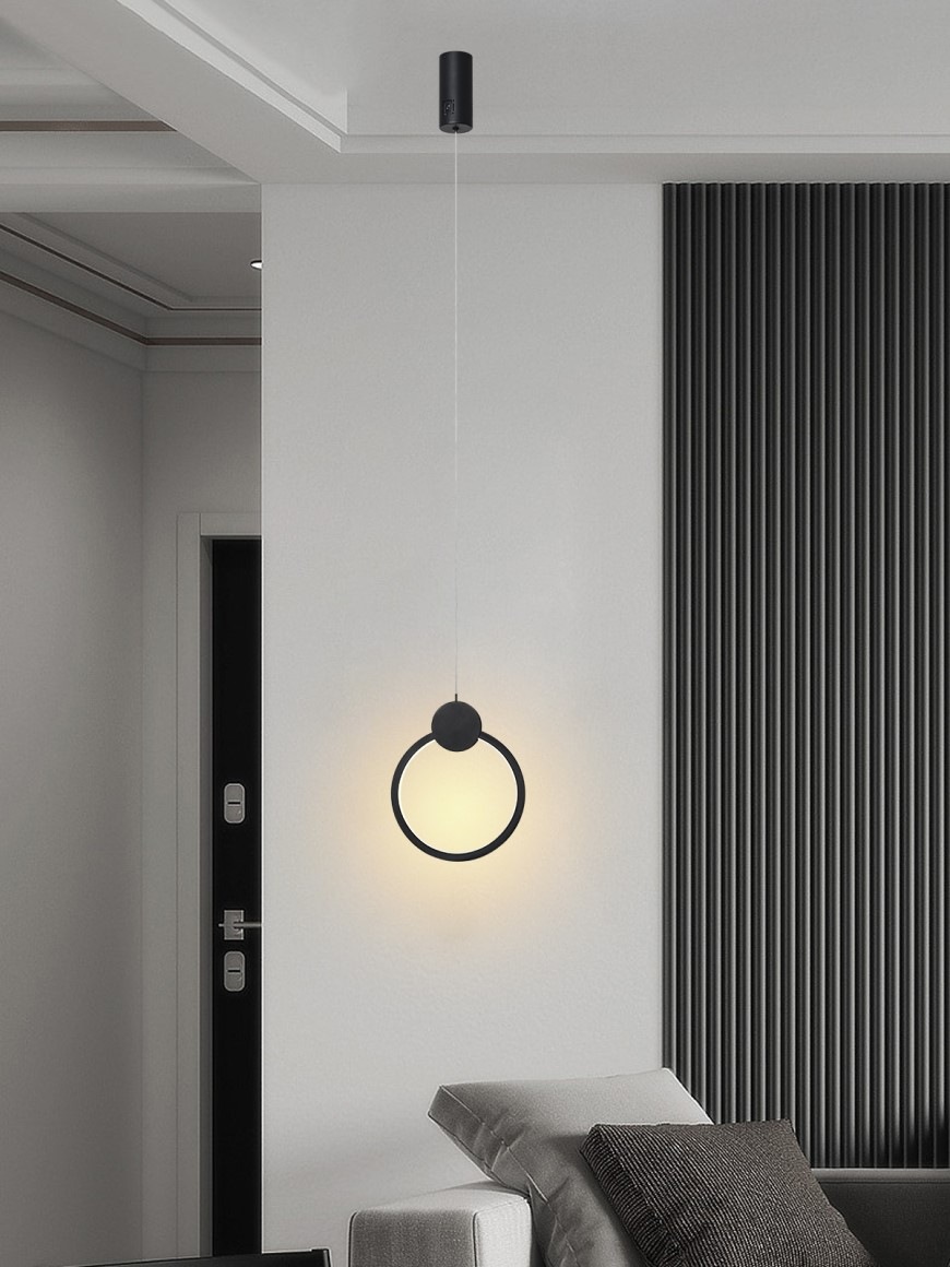 Závesné svietidlo IMMAX NEO LITE OVALE SMART 26cm 18W s podporou BEACON, Wi-Fi, TUYA čierne Závesné svietidlo IMMAX NEO LITE OVALE SMART 26cm 18W s podporou BEACON, Wi-Fi, TUYA - čierne