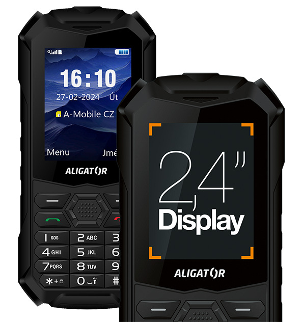 Mobilný telefón Aligator R35 eXtremo čierny