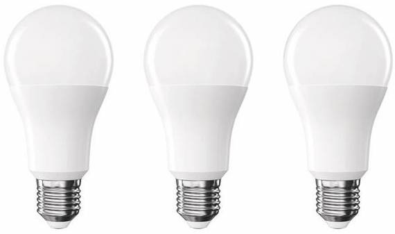LED žiarovka EMOS Classic, 13 W, 1521lm, E27, teplá biela, 3 ks