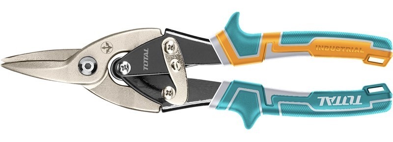 Nožnice na plech Total Tools s rezacou plochou 75 mm, ergonomická rukoväť