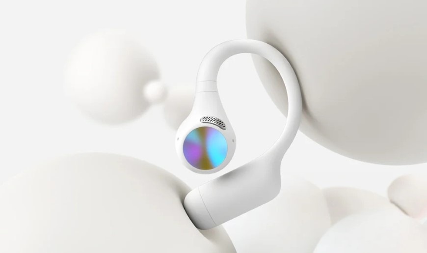 Slúchadlá OneOdio OpenRock S2 – Športové otvorené bezdrôtové slúchadlá s Bluetooth čierna Detail slúchadla OpenRock S2 s ergonomickou konštrukciou a hodvábnym silikónovým povrchom