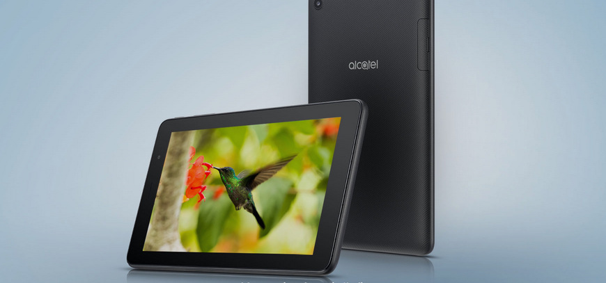 Tablet ALCATEL 1T 7 2019 KIDS + ochranný obal čierny/modrý