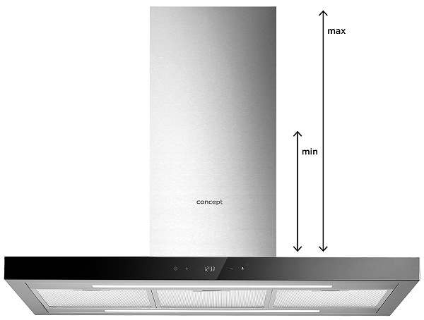 Odsávač pár Concept SINFONIA OPO4590ss nerez