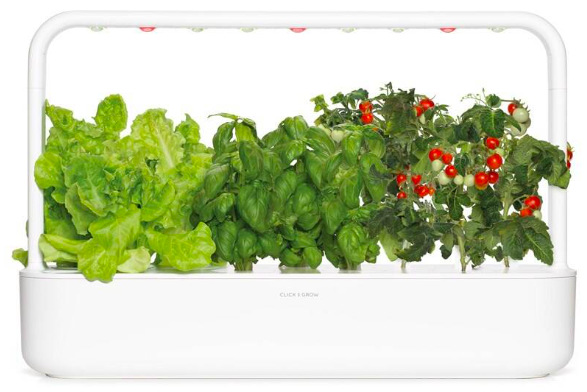 Chytrý kvetináč Click and Grow Smart Garden 9 - biely