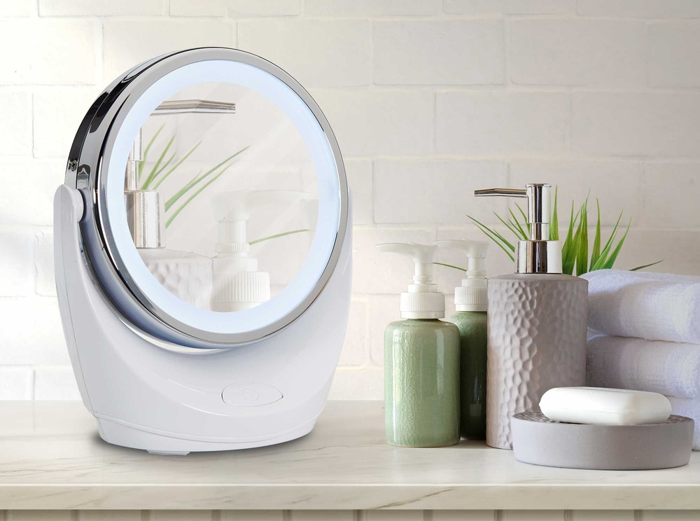Zrkadlo kozmetické Lanaform Led Mirror biele