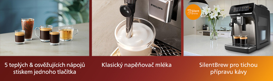 Automatický kávovar Philips 3300 Series EP3326/90 Philips Series 3300 EP3326/90