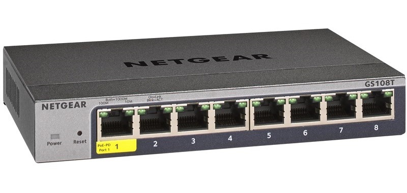 Switch NETGEAR Smart GS108Tv3