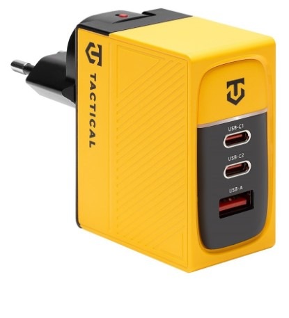 Nabíjačka do siete Tactical Nett Warrior GaN 100 W žltá