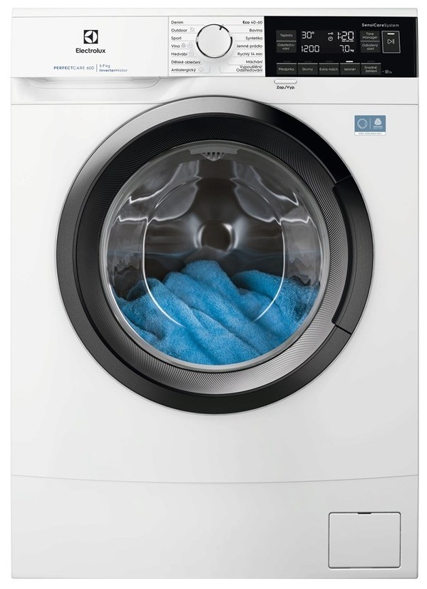 Úzka práčka Electrolux EWS6327DC séria 600 SensiCare, biela