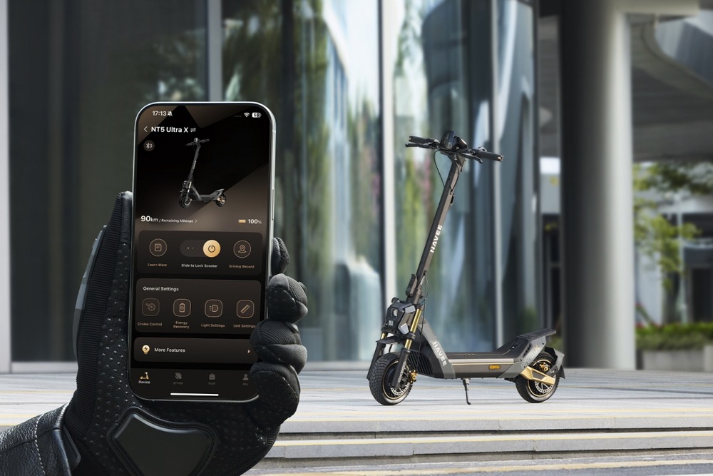 Mobilné aplikácie pre kolobežku NAVEE NT5 Ultra X