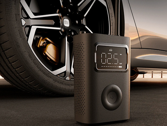Kompresor Xiaomi Portable Electric Air Compressor 2 Pro pre automobilové pneumatiky s tlakom 2,5 baru