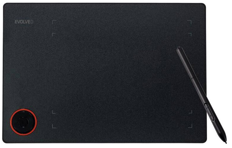 Grafický tablet Evolveo Grafico TW čierny
