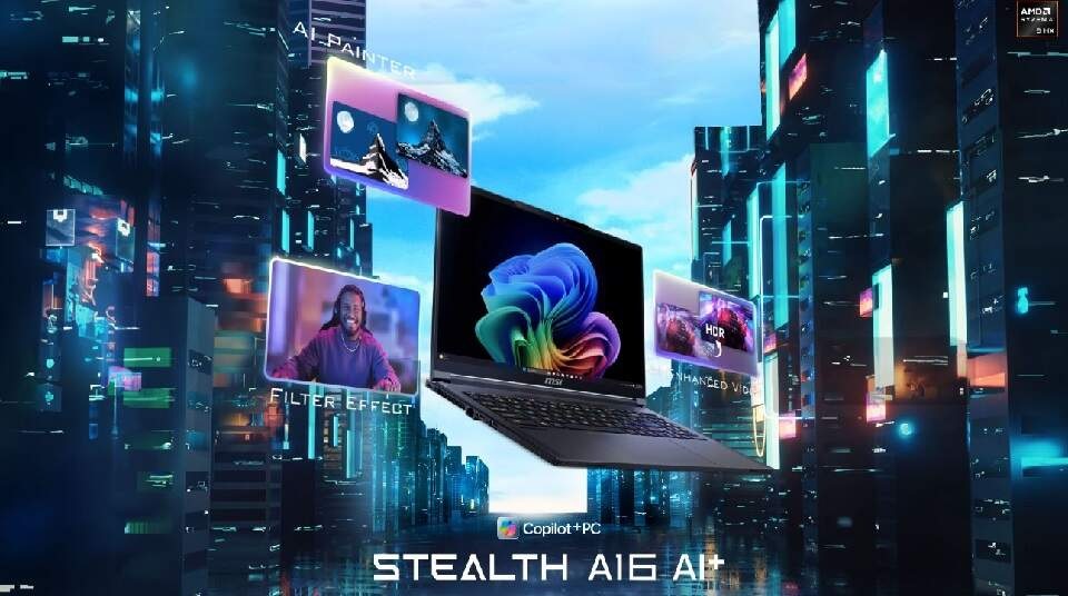 Notebook MSI Stealth A16 AI+ A3XVFG-070CZ čierny Notebook MSI Stealth A16 AI+ A3XVFG-070CZ čierny