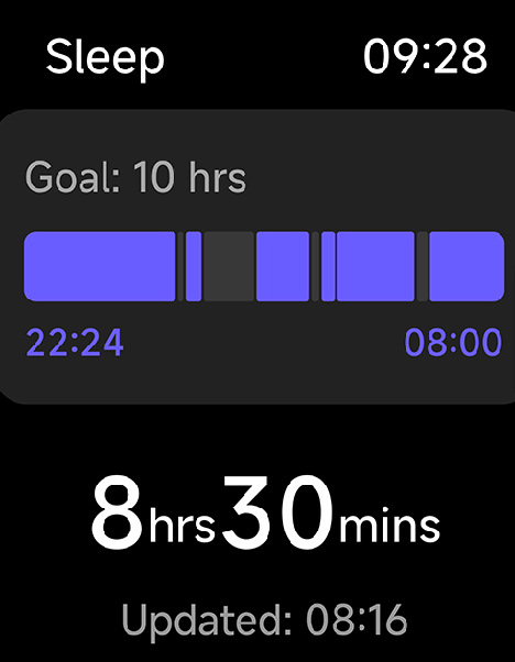 Xiaomi Redmi Watch 6 Active detailne monitorujú aj spánok