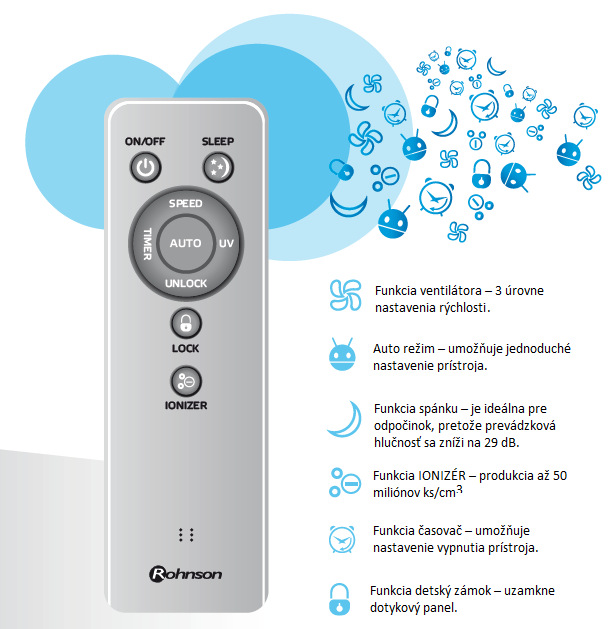 Čistička vzduchu Rohnson R-9600 Pure Air ROHNSON R-9600
