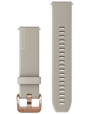 Remienok Garmin Quick Release (20 mm), Light Sand, pracka Rose Gold béžový/rose gold Garmin 20 mm béžový