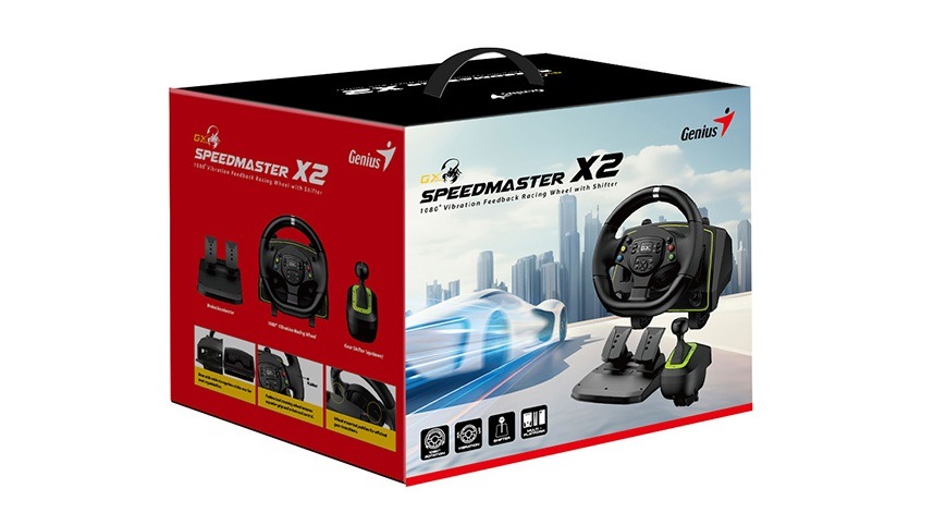Volant Genius GX Gaming SpeedMaster X2 čierny