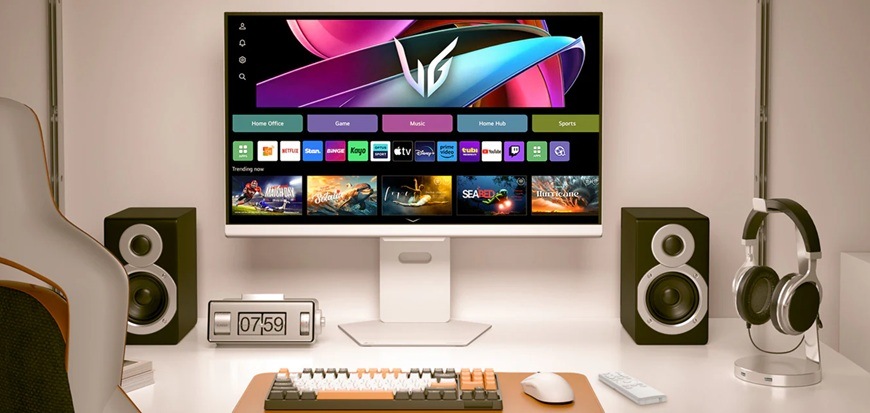 Monitor LG UltraGear 32G810SA-W biely