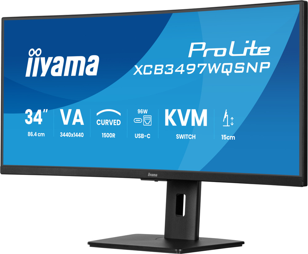 Monitor IIYAMA ProLite XCB3497WQSNP-B1 čierny Monitor IIYAMA ProLite XCB3497WQSNP-B1 čierny