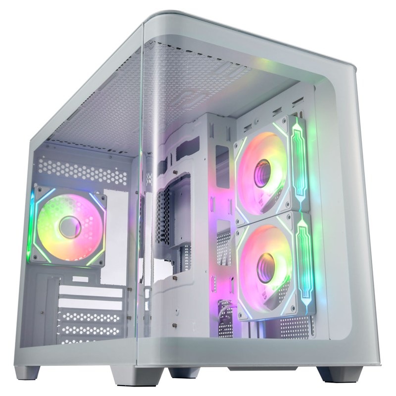 PC skriňa Fortron S380-WA - biela farba