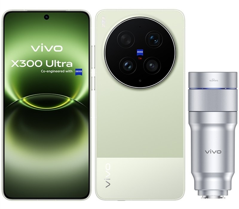 Mobilný telefón vivo X300 Ultra 5G 16 GB / 1 TB - Photographer Kit zelený Smartphone vivo X300 Ultra 5G, 16 GB / 1 TB - Photographer Kit, zelená farba.