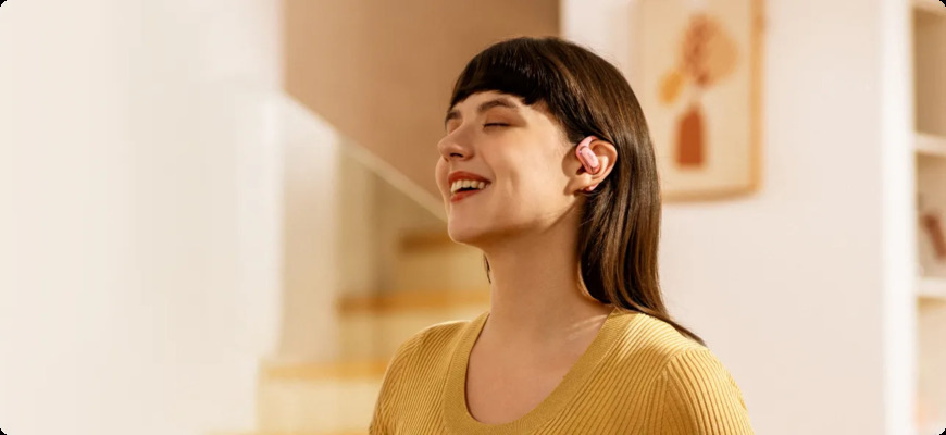 Slúchadlá Shokz OpenFit Air čierna Shokz OpenFit Air, čierna