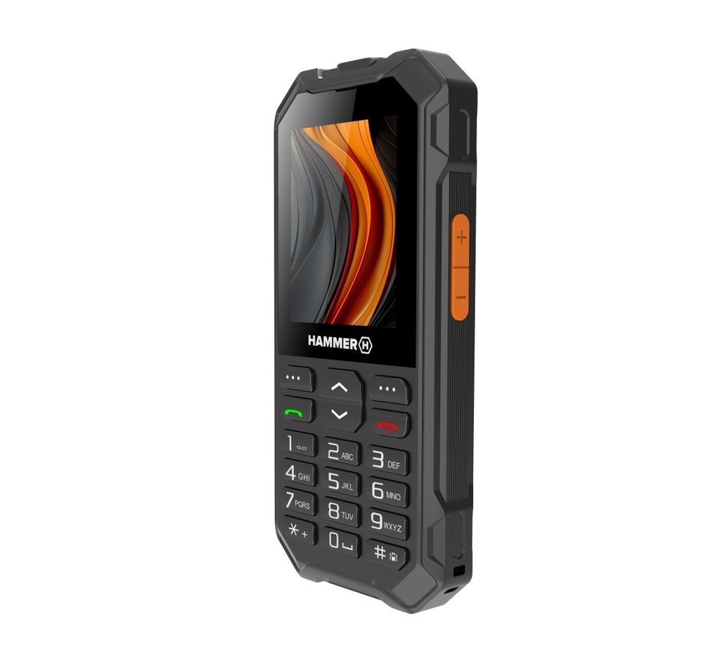 Mobilný telefón myPhone Hammer 6 LTE čierny/oranžový