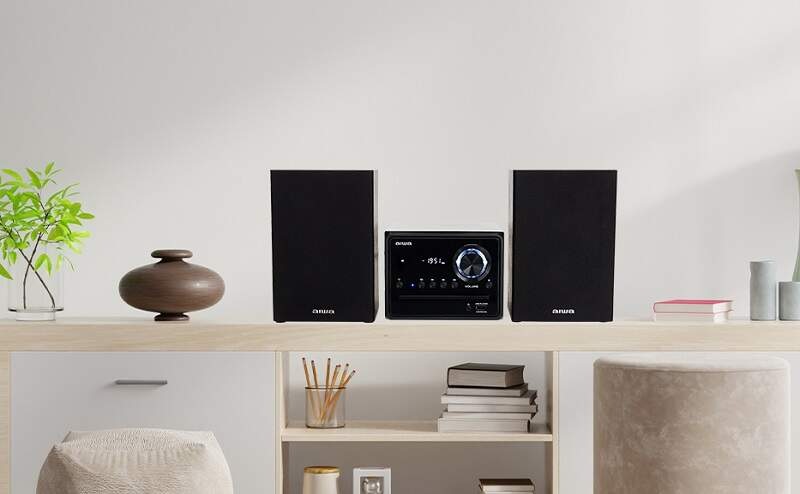 Mikro HiFi systém AIWA MSBTU-300 čierny
