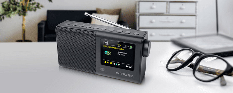 Rádioprijímač s DAB+ MUSE M-117 DBT čierny
