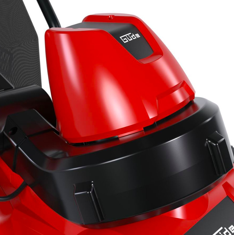 Detail motorovej jednotky vysávača lístia Güde GFLS 1601 s krytom elektromotora