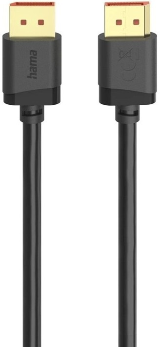 Kábel Hama DisplayPort, DP 2.1, Ultra-HD 8K v čiernej farbe