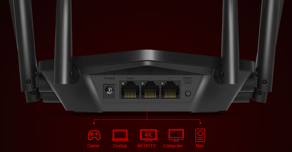 Router Mercusys MR50G čierny Router Mercusys MR50G čierny