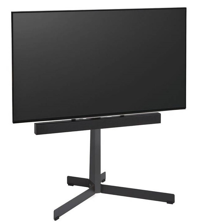 Stojan pre TV Vogel’s TVS 3695W pre uhlopriečky 40" až 77", nosnosť 50 kg biely/drevený