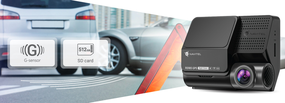 Autokamera NAVITEL RS985 GPS čierna Autokamera NAVITEL RS985 GPS čierna