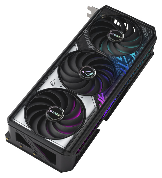Grafická karta Asus ROG Strix GeForce RTX 5070 Ti 16GB s trojitým chladením, čiernostrieborné prevedenie