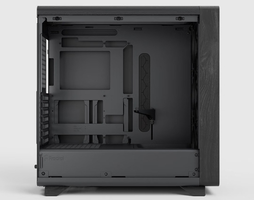 Case FRACTAL DESIGN Summit Black Solid čierna Vnútorný priestor počítačovej skrine FRACTAL DESIGN Summit Black Solid s miestom pre montáž komponentov