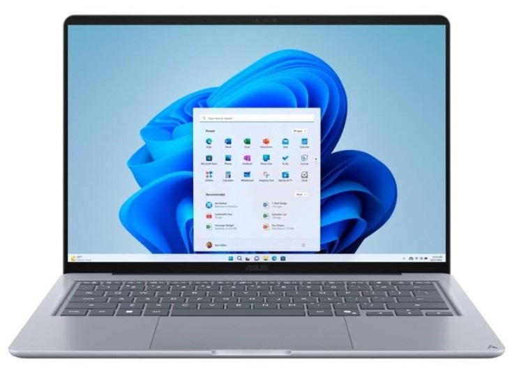  Ntb Asus Zenbook 14 Qualcomm Snapdragon-X (X1-26-100), 14", RAM 8GB, SSD 256GB, , Qualcomm Adreno, Microsoft Windows 11 Home - modrá