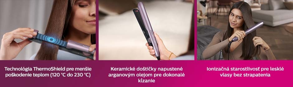 Žehlička na vlasy Philips Series 5000 BHS510/00 čierna