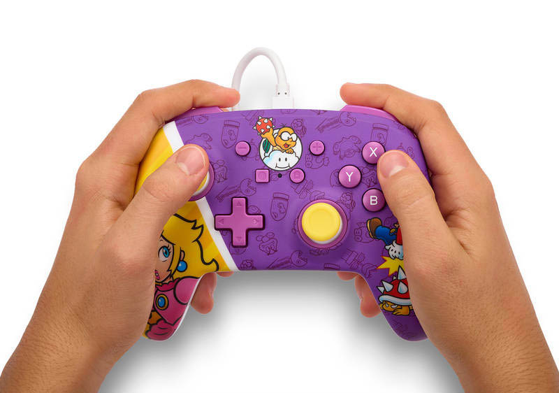 PowerA Enhanced Wired pre Nintendo Switch - Princess Peach Battle