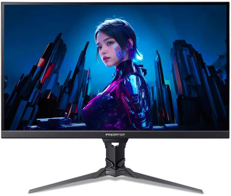 Herný monitor Acer Predator XB273U F5 27" v čiernom prevedení s plochým IPS displejom na nastaviteľnom stojane