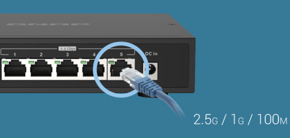 Switch QNAP QSW-1105-5T