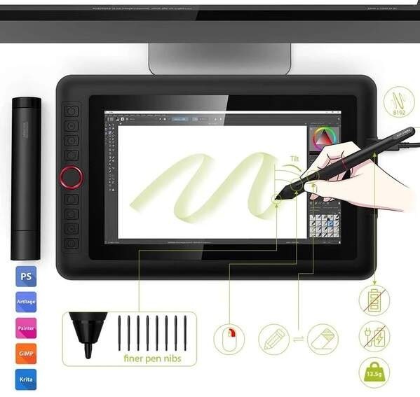 Grafický tablet XPPen Artist 12 Pro čierny Grafický tablet XPPen Artist 12 Pro čierny
