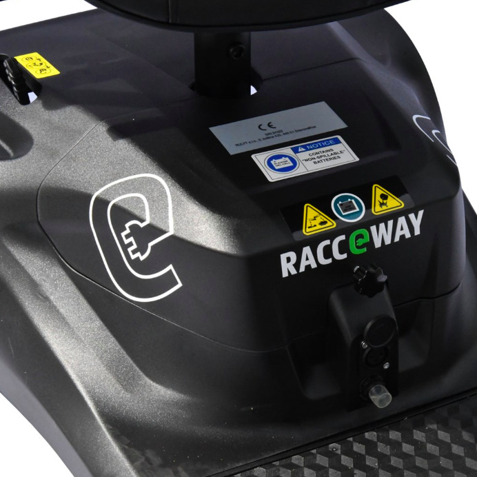 Elektrický vozík RACCEWAY SOLID vínový Elektrický štvorkolesový vozík RACCEWAY® SOLID, vínový