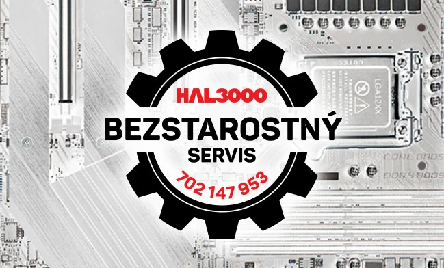 HAL3000 MEGA Gamer Pro zaujme aj službou Bezstarostný servis Hal3000