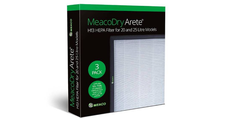 Sada filtrov Meaco HEPA H13 pro Arete One 20L a 25L MEC5060409602736