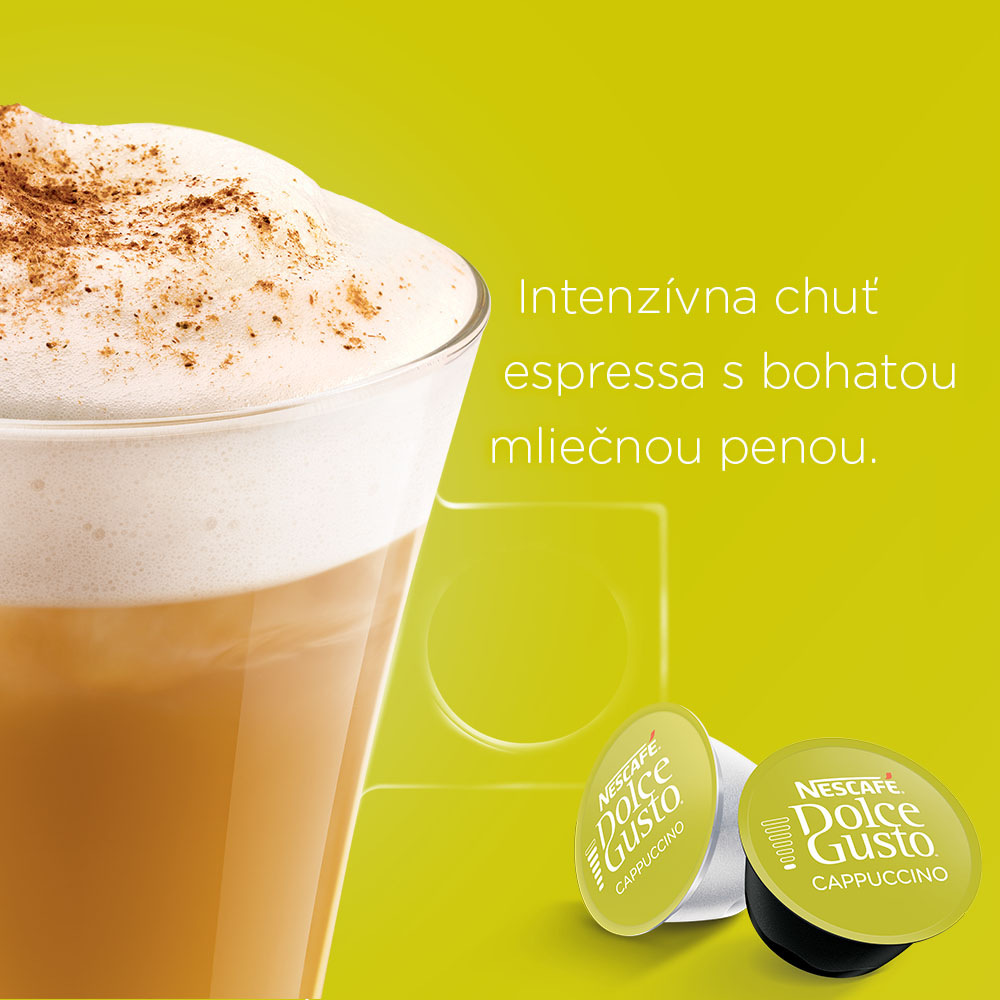 Kapsuly pre espressá NESCAFÉ Dolce Gusto® Cappuccino 16 ks