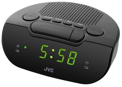 Rádiobudík JVC RA-E111B čierny
