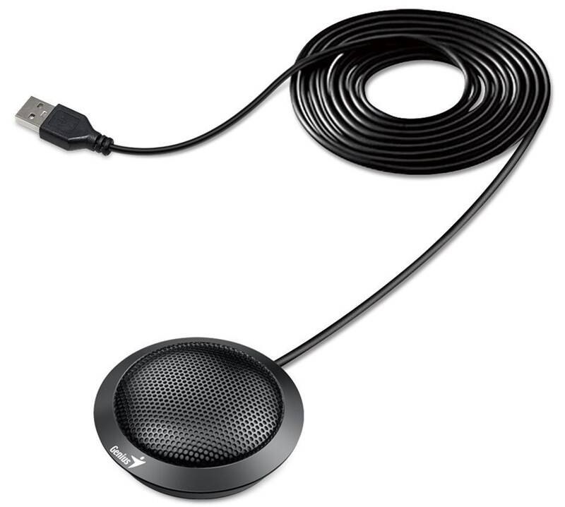 Konferenčný mikrofón Genius MIC-100U, USB - čierny