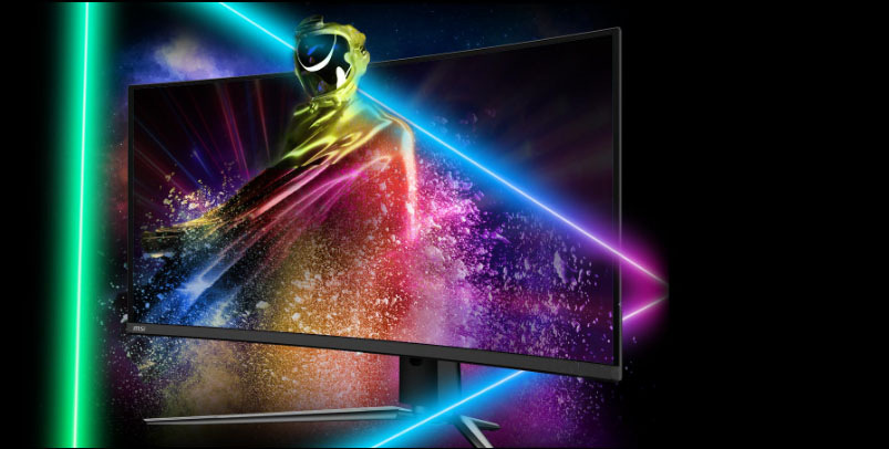 Herný monitor MSI MAG 341CQP QD-OLED čierny